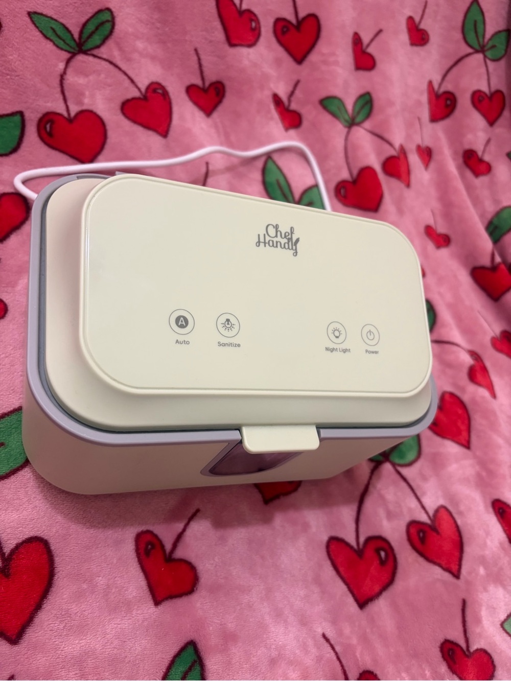 Chefhandy Baby Wipe Warmer with UV Sanitizer Large Capacity Wet Wipes Dispenser